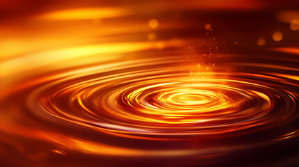 Abstract glowing ripples symbolizing sound waves and their impact representing harmony and energetic flow. Reverberate. Illustration