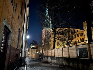 The German Church, sometimes called St. Gertrude's Church, is a church in Gamla stan, the old town in central Stockholm, Sweden, belonging to the German Saint Gertrude Parish of the Church of Sweden. 