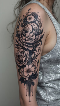 Intricate Inner Arm Ink: Detailed Tattoo Designs
