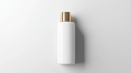Realistic liquid soap bottle mockup White background Cosmetic packaging for gel cream or shampoo products