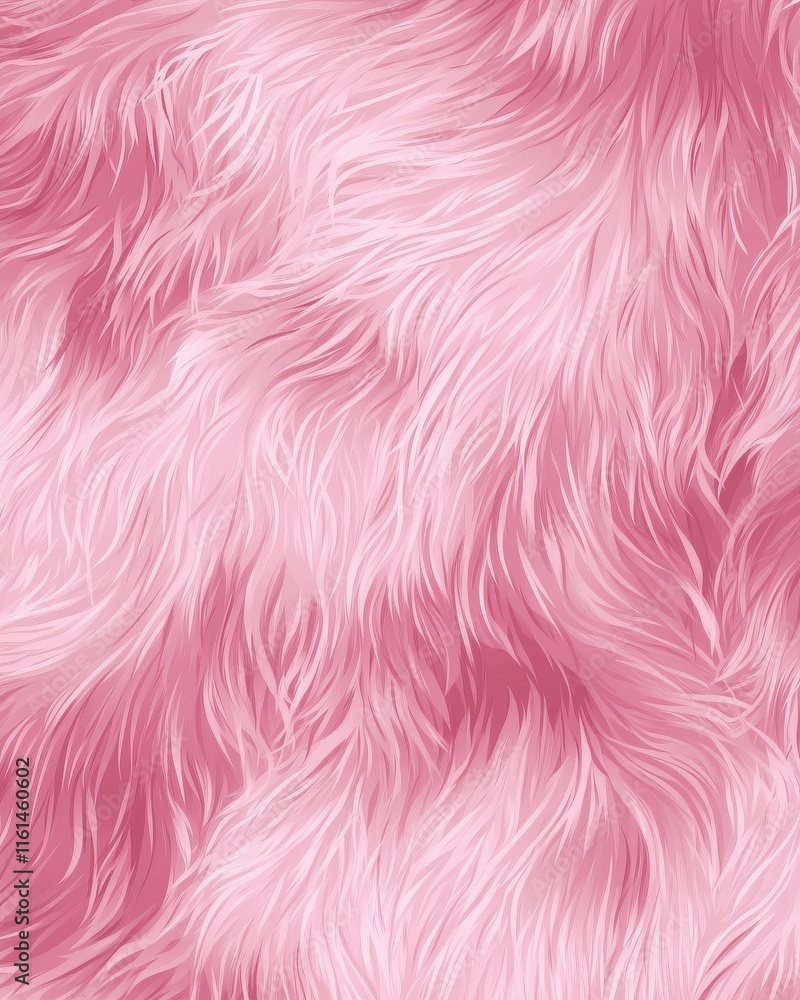 Poster soft pink furry texture with flowing strands, creating a warm and inviting atmosphere.