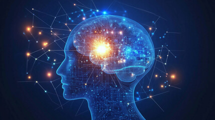 Artificial Intelligence and Technology Web Background Highlighting Virtual Concepts and Futuristic Digital Innovation






