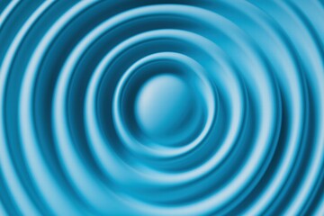 Obraz premium Abstract blue circular ripple effect with glowing highlights. technology and innovation concepts