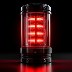 Red emergency light