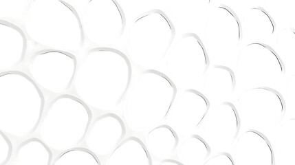 Abstract digital network patterns for technology and AI themes, isolated on white background 