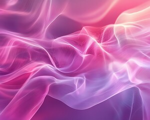 Obraz premium Abstract pink and purple flowing wave background.