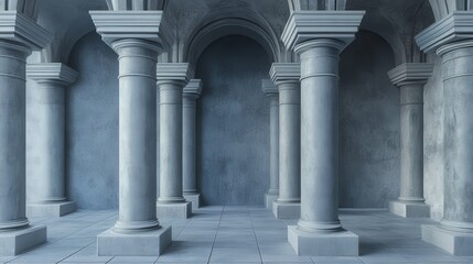 Obraz premium concrete pillars