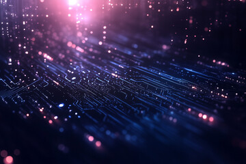 Obraz premium Futuristic Innovation in Machine Learning and Robotics Human-Robot Collaboration with Big Data and Advanced Technology