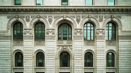 Obraz premium district, power, federal, facade, market, economic, exterior, secure, imposing, presence, landmark, standing, institution, stone, wide-angle, society, finance, monetary, building, circulation, urban, 