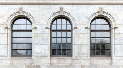 Obraz premium Federal Reserve building facade showcasing the architectural grandeur and historical significance of a key financial institution, embodying stability and economic stewardship.