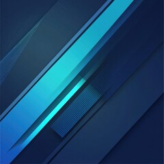 Fototapeta premium Abstract blue diagonal lines background.