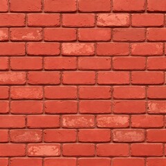 Obraz premium Red Brick Wall with Texture