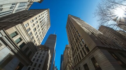 Obraz premium cityscape, public, view, windows, development, embodying, stability, structure, Federal, reserve, exterior, society, landmark, stewardship, governance, significance, government, bank, skyscraper, hist