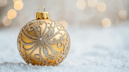 christmas ornament with intricate