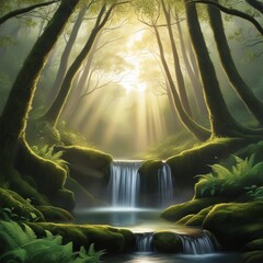 waterfall in the forest