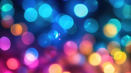 Colorful Pixel Bokeh