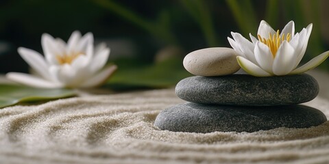 Fototapeta premium Zen Stones Meditation