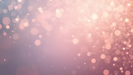 Obraz premium Rose Gold Glitter Bokeh Background, Festive Pink Lavender Gradient - Perfect for Christmas & Valentine's Day
