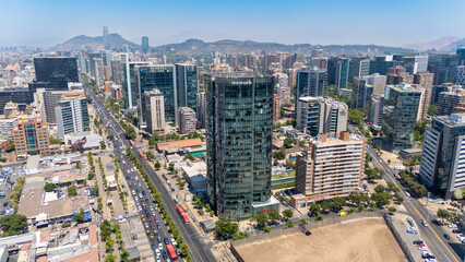 Wework Manquehue desde un Dron