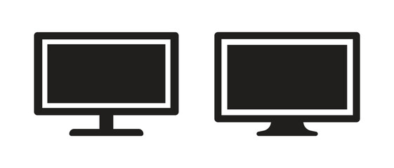 Vector Computer Icon Set. Computer Symbols