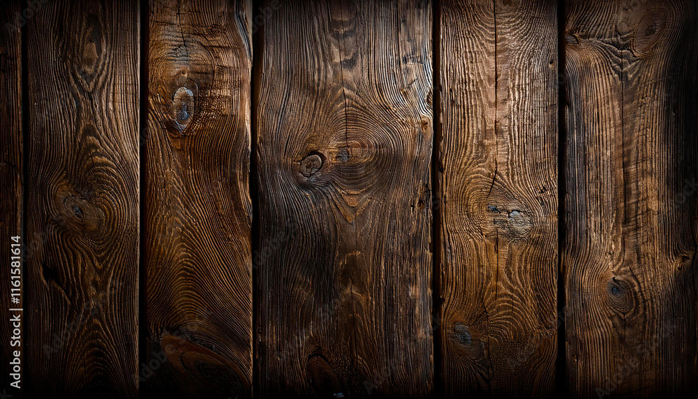 Poster wood texture background. old wooden background. dark brown wood surface texture with copy space to a