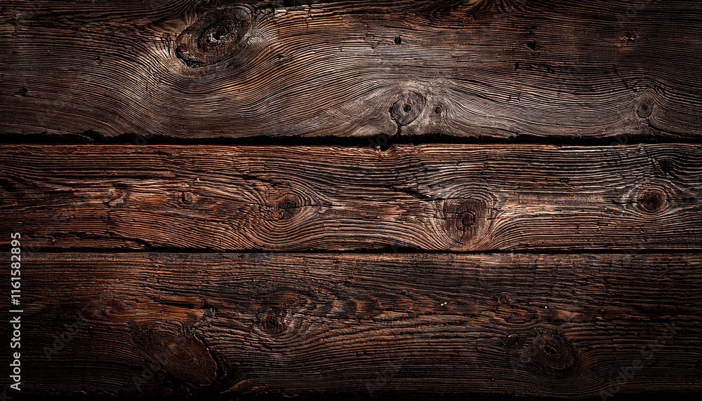Poster wood texture background. old wooden background. dark brown wood surface texture with copy space to a