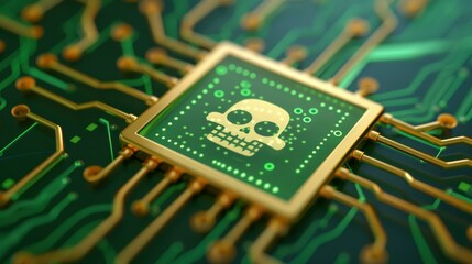 Explore the looming threat of cyber attacks with striking visuals of digital screens displaying hacking alerts and warnings.