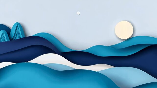 Eyecatching blue technology banner perfect for LinkedIn profiles, featuring abstract shapes and modern textures for a sleek look.