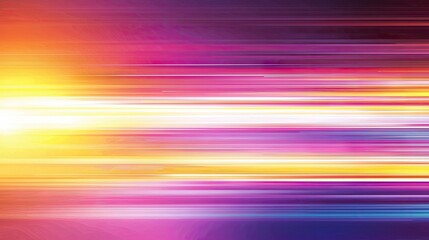 Abstract vibrant horizontal motion blur background.