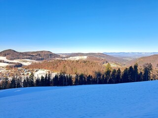 winter mountain landscape