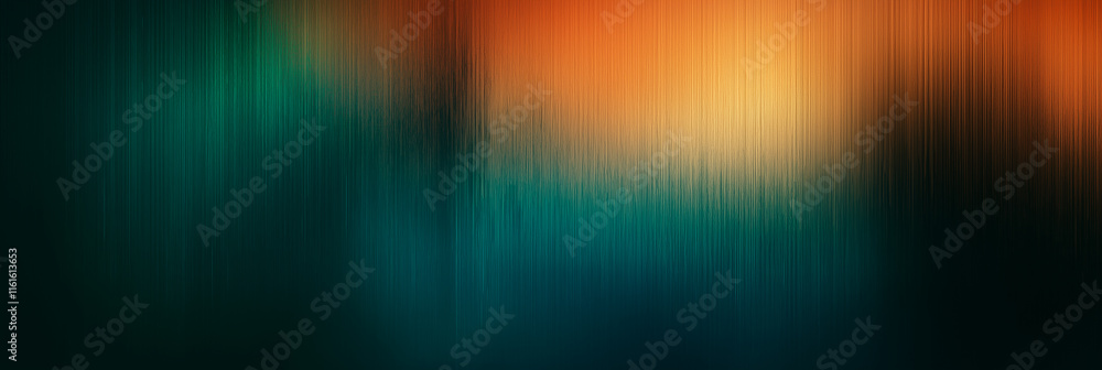 Poster Abstract background showing green and orange vertical stripes creating a gradient