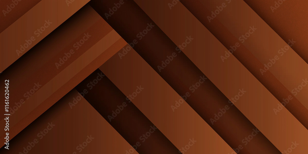 Poster brown diagonal stripes creating dynamic geometric composition