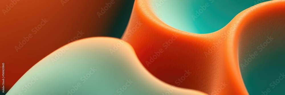Aufkleber vivid colors blend seamlessly to create a mesmerizing abstract background filled with flowing shapes