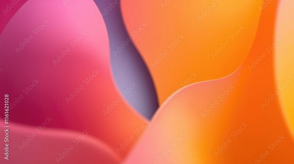 Poster immerse yourself in a mesmerizing display of vibrant colors and flowing shapes that create an enchan