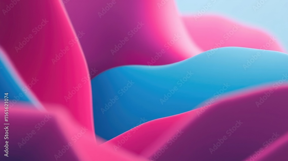 Poster a mesmerizing display of flowing shapes and vibrant colors creates a captivating, abstract backgroun