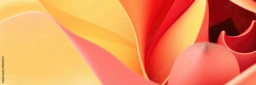 Aufkleber an explosion of colors weaves together to create flowing shapes, invoking a sense of energy and move