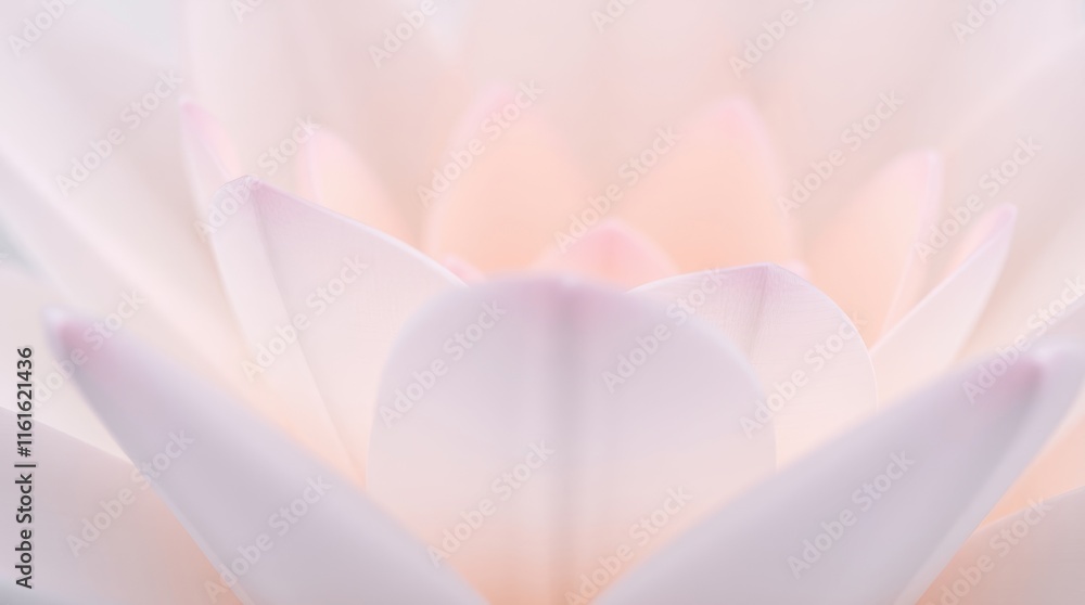 Poster colors blend seamlessly in an abstract composition, showcasing soft flowing shapes that create a cal