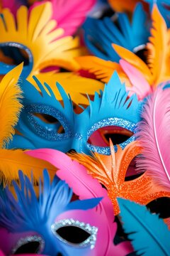 Carnival masks, bright masks, carnival accessory, Venice carnival, Verona carnival
