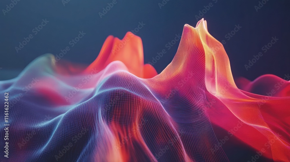 Poster modern abstract gradient designs using smooth and dynamic motion effects.