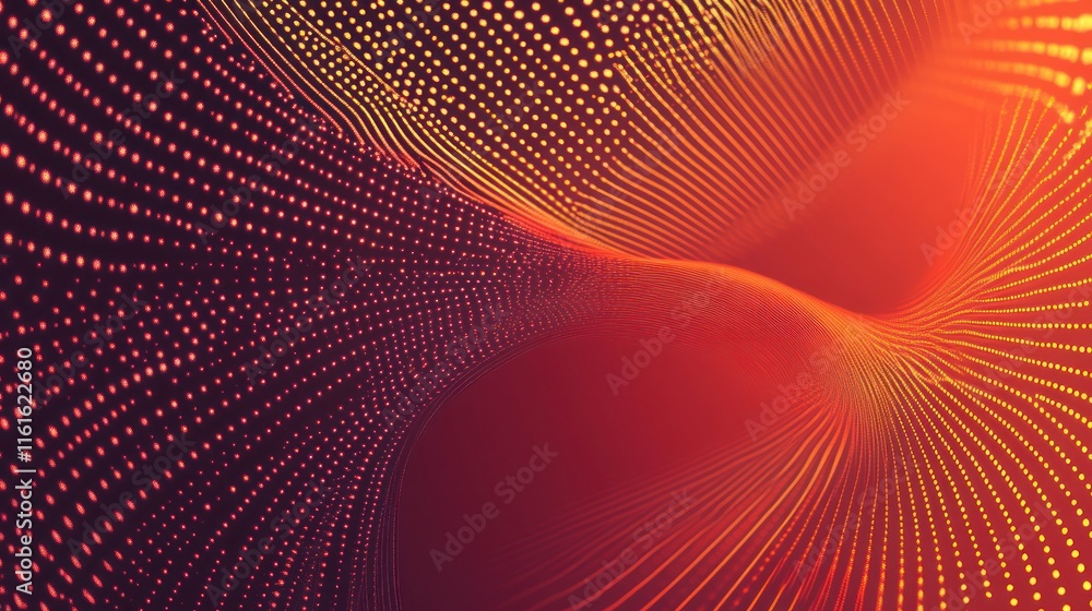 Poster motion graphic background showcasing futuristic technology patterns.