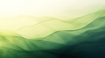 Obraz premium Organic gradient transitions in green-yellow tones, evoking natural harmony.