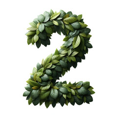 Two a with green leaves