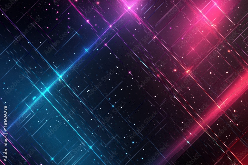 Poster retro 1990s grid pattern with vibrant colors creates a nostalgic and modern aesthetic that captures 