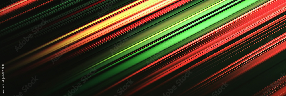 Poster Colorful diagonal lines creating vibrant abstract background