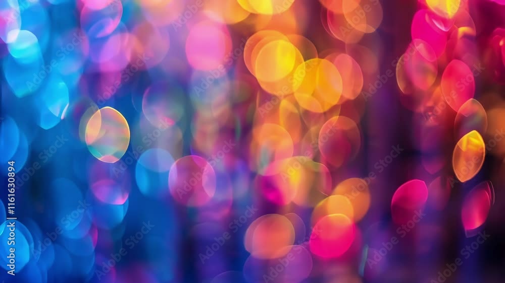 Poster defocused patterns of light and color reflecting the dynamic energy of the workshop.
