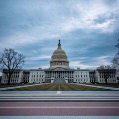 Obraz premium Inauguration Day. Generative AI. Washington.