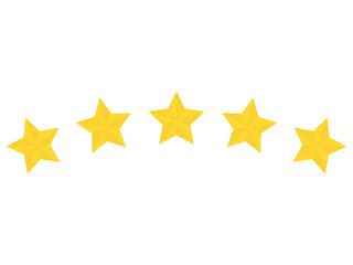 Obraz premium 五ツ星評価アイコン