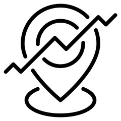 Location-Based Analytics Icon Design