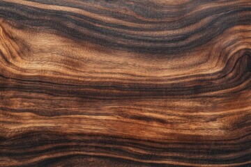 Rich, dark brown wood grain texture with flowing patterns.