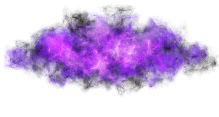 glowing purple mystical smoke effect art